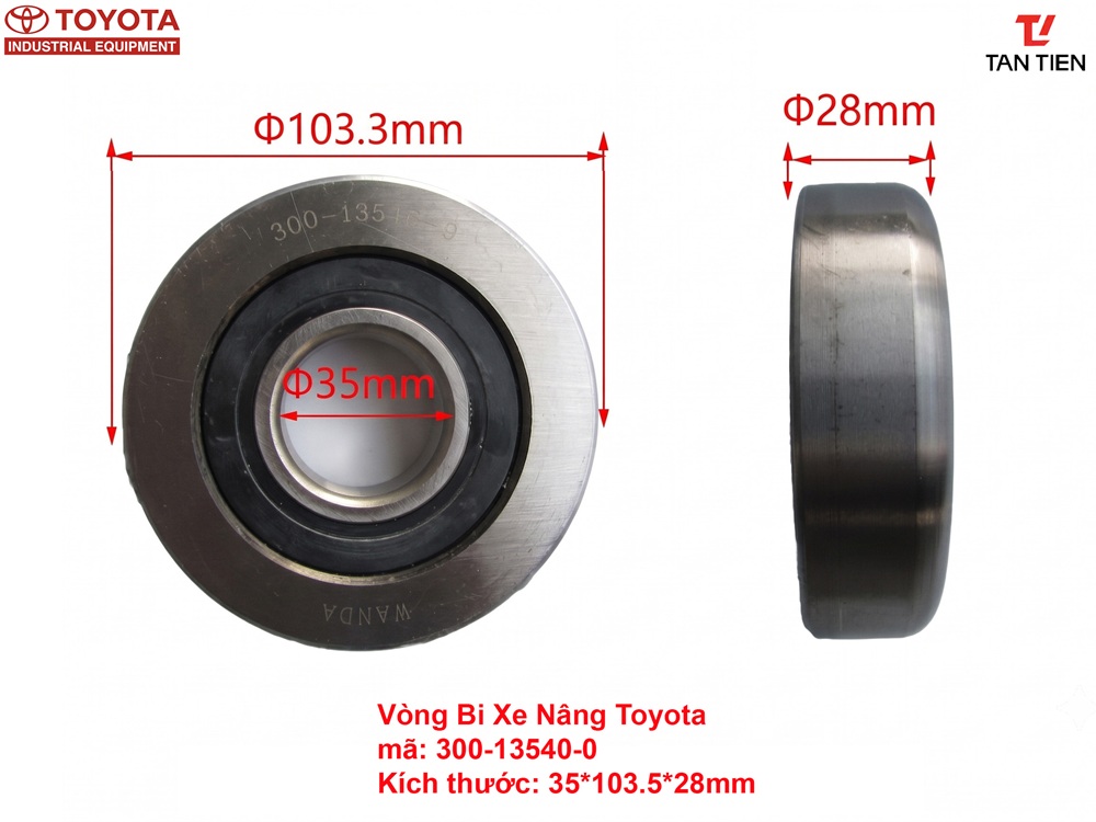 Vòng Bi Xe Nâng Toyota 300-13540-0